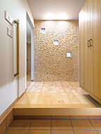 和風・和モダンスタイルの玄関 ウィザースホーム 千葉展示場の事例画像