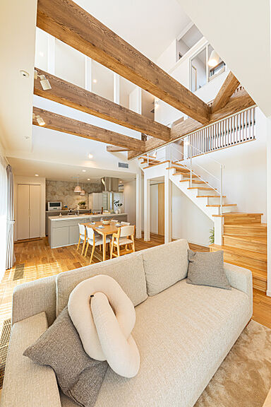 ヤマト住建株式会社の施工事例「多彩な空間を楽しめる、伸びやかな住まい」の画像4