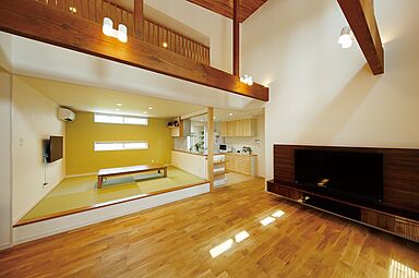 ワールドハウスの施工事例「モデルハウス・見学会で発見!イイトコ取りの平屋づくり」の画像1