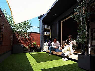 株式会社 ユーロプランニングの施工事例「アウトドアリビングを楽しむ家」の画像