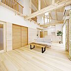 木の家スタイルのリビング 株式会社グリーンワールドの事例画像