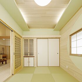 株式会社グリーンワールドの施工事例「ラグジュアリーな1.5階建て樅の木の家」の画像3