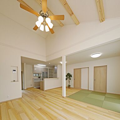 株式会社グリーンワールドの施工事例「一体型2世帯の平屋建て」の画像1