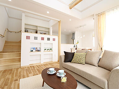 ヘスタホーム岐阜県庁前展示場の施工事例「キッズキャビンのある、家族との繋がりを感じられる住まい」の画像1