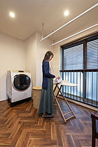 ホテルライクスタイルの洗面所 へーベルハウスの事例画像