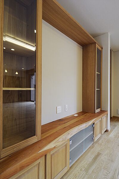 木の家スタイルのリビング 材木屋が造る無垢の家 カツマタの事例画像