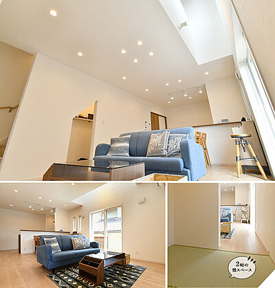 シンプルモダンスタイルのリビング パナソニックビルダーズグループ「テクノホームヤマト」の事例画像