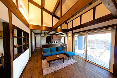 丸和建設株式会社の施工事例「【鹿屋市 平屋】39.82坪 和モダン+ウッドデッキの家」の画像3