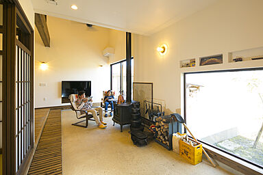 丸和建設株式会社の施工事例「【薩摩川内市 ロフト付き平屋】42.65坪 土間とリビングを一体化した家」の画像