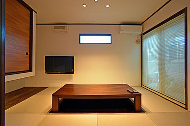 丸和建設株式会社の施工事例「【日置市 平屋】59.74坪 大空間LDKとガレージがある、和モダンな家」の画像4