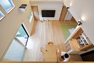 丸和建設株式会社の施工事例「【日置市 平屋】30.49坪(100.82㎡)ロフトやシューズ棚など拘りの平屋」の画像5