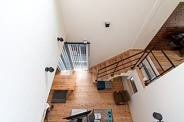 丸和建設株式会社の施工事例「【鹿児島市 2階建て】35.75坪(118.20㎡)スキップフロアを生かした家」の画像