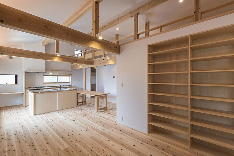長寿命で省エネ・自然素材の木の家を丁寧におつくりする西東京市の工務店 岡庭建設株式会社の公式画像_リビング5