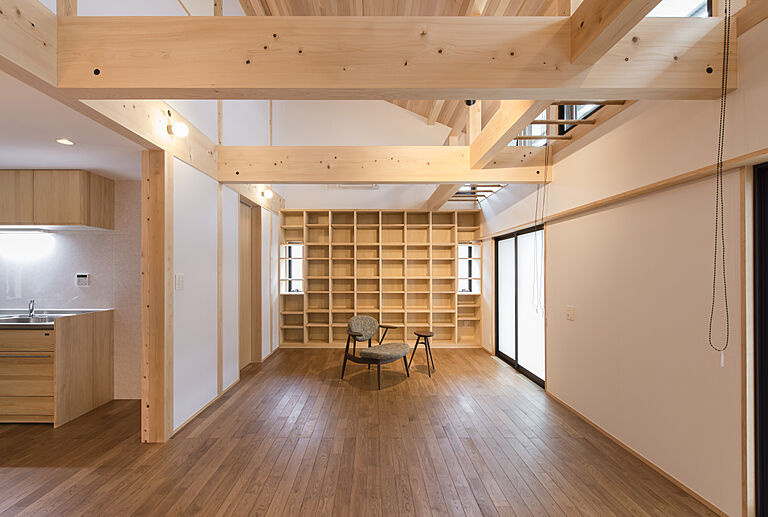 長寿命で省エネ・自然素材の木の家を丁寧におつくりする西東京市の工務店 岡庭建設株式会社の公式画像_リビング3