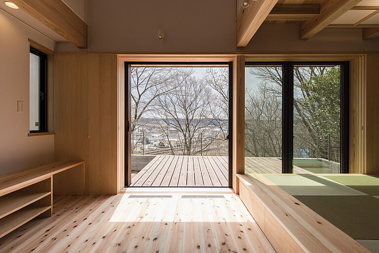 長寿命で省エネ・自然素材の木の家を丁寧におつくりする西東京市の工務店 岡庭建設株式会社の公式画像_リビング4