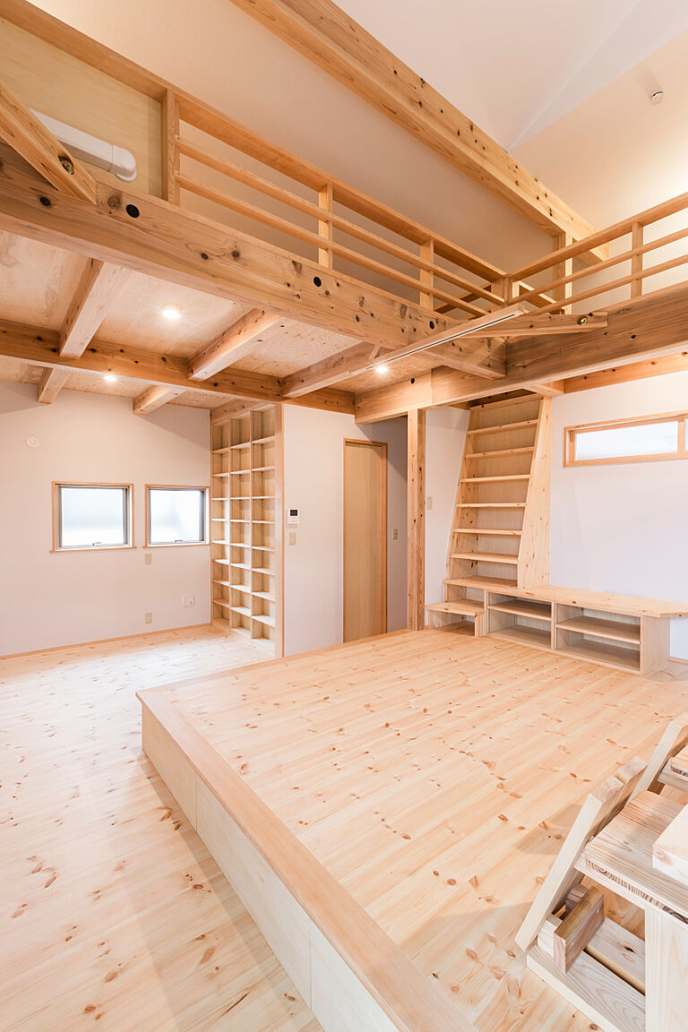 長寿命で省エネ・自然素材の木の家を丁寧におつくりする西東京市の工務店 岡庭建設株式会社の公式画像_リビング6