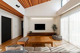 【AQURA HOME PLAZA仙台店】の施工事例「木目×ブラックで整えた”お気に入り”が詰まったインテリア」のメイン画像