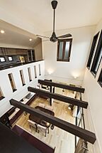 シンプルモダンスタイルのリビング 株式会社ビーバーハウス注文住宅レストの事例画像