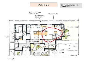 株式会社ビーバーハウス注文住宅レストの施工事例「【共家事】ともかじの家」の1階間取り図の画像3