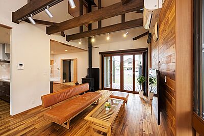 木の家スタイルのリビング タマホーム株式会社 青森支店の事例画像