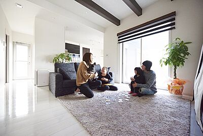 シンプルモダンスタイルのリビング タマホーム株式会社 新潟支店の事例画像