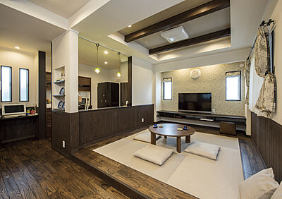 和風・和モダンスタイルのリビング 株式会社リバティーホームの事例画像