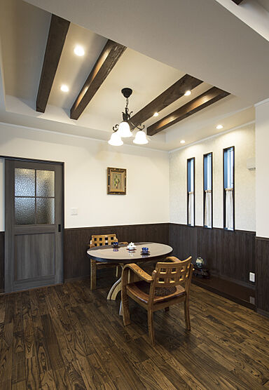 株式会社リバティーホームの施工事例「平屋住宅 Y様邸 和モダンプラス大正レトロとを融合させたデザインの家」の画像2