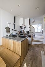 シンプルモダンスタイルのキッチン 【garDEN】 京都の注文住宅ガーデンの事例画像