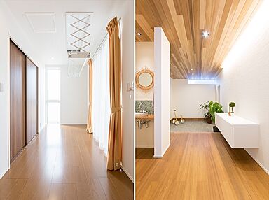 山陰の暮らしをもっと楽しく、快適に。|アート建工の施工事例「家族がひとつになれるオープンな空間~木張り天井の木質感あふれる平屋住宅。」の画像4