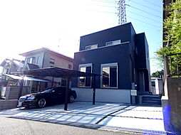 株式会社フジサワ建設の施工事例「ブラックの四角い家」の画像