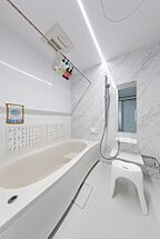 シンプルモダンスタイルの浴室 昭和ハウジング泉州の事例画像