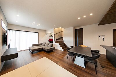 和風・和モダンスタイルのリビング 昭和ハウジング泉州の事例画像