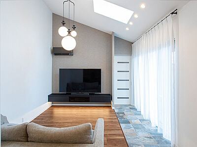 木の家スタイルのリビング セキスイハイム 米子展示場の事例画像