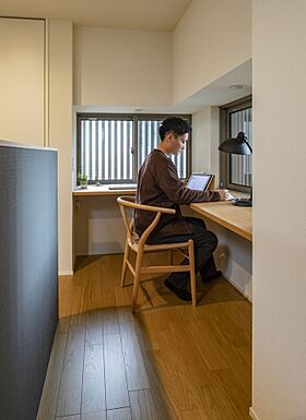 積水ハウス レグヌムコート市川展示場の施工事例「必要な場所につくった収納が大活躍。無垢材など自然素材の心地よさを味わえる家」の画像7