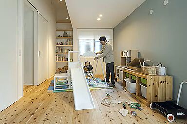 積水ハウス シャーウッド太田展示場の施工事例「3兄弟が仲良くのびのび。お家すべてが遊び場、学び場」の画像5