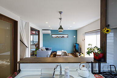 コージーホームの施工事例「様々な工夫で夢がたくさん詰まったお家」の画像1