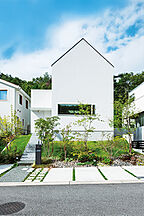 シンプルモダンスタイルの外観 住友林業 なとりりんくう展示場の事例画像