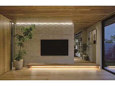 木の家スタイルのリビング 住友林業 なとりりんくう展示場の事例画像