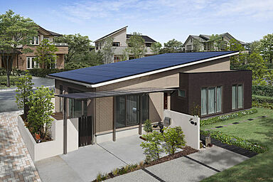 一条工務店 エコノハ仙台港展示場の施工事例「これからの人生を愉しむための家は、平屋」の画像