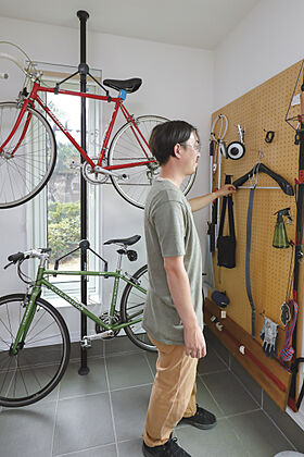 一条工務店 エコノハ仙台港展示場の施工事例「土間を広く、こだわりの趣味空間。」の画像2