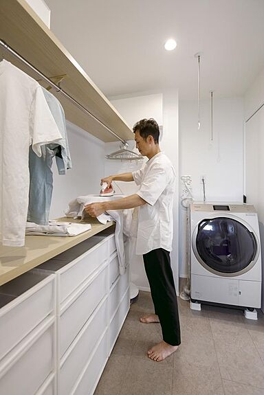 一条工務店 エコノハ仙台港展示場の施工事例「広々LDKに家族が集う平屋」の画像5