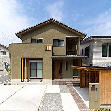 太陽住宅の施工事例「らせん階段のある家」の画像