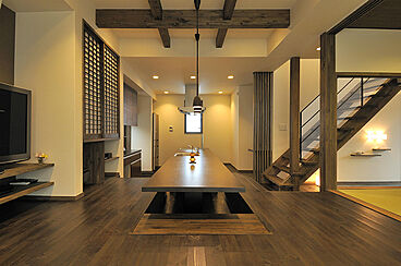 ポラスグループ ポラテック株式会社 ポウハウスの施工事例「千葉県松戸市 旅館のように寛ぐ邸宅」の画像