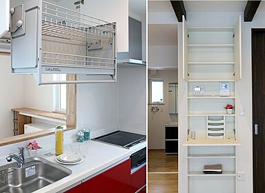 株式会社サンクリエイトホームの施工事例「収納たっぷり♪ホワイト基調にダーク系がポイントのオール電化住宅」の画像3