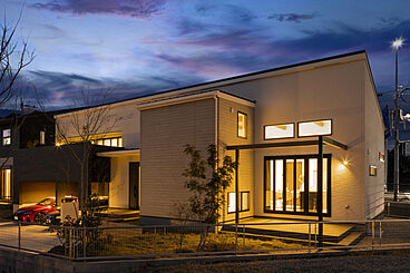 株式会社 田舎暮しの施工事例「開放感あふれる大空間の平屋暮し」の画像