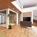 和風・和モダンスタイルのリビング イシンホーム 福山店の事例画像