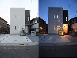 株式会社ハイスペースの施工事例「シンボルツリーで昼も夜もおしゃれな家」の画像