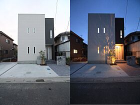 株式会社ハイスペースの施工事例「シンボルツリーで昼も夜もおしゃれな家」のメイン画像