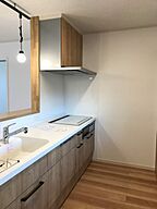 カフェスタイルのキッチン シュガーホーム北上店の事例画像