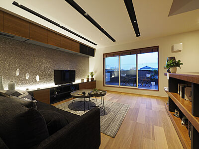 ホテルライクスタイルのリビング FDMホーム大分店の事例画像